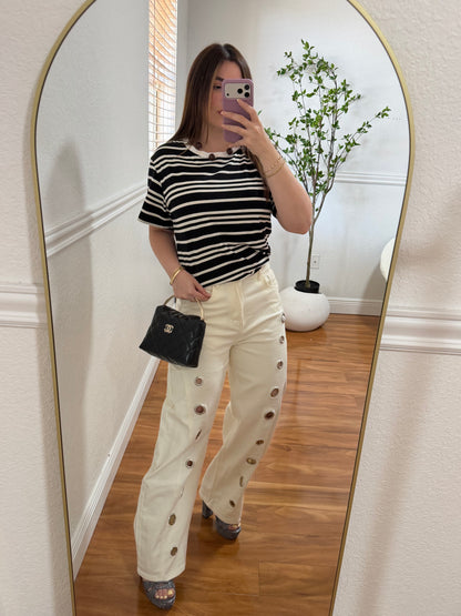 Ring white pant