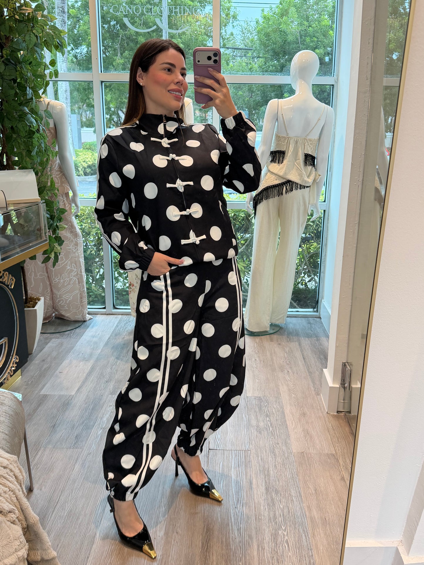 Polka black set