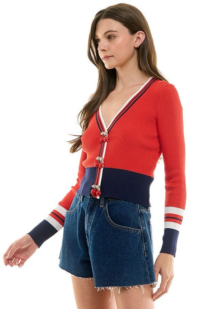 Red & Blue Top
