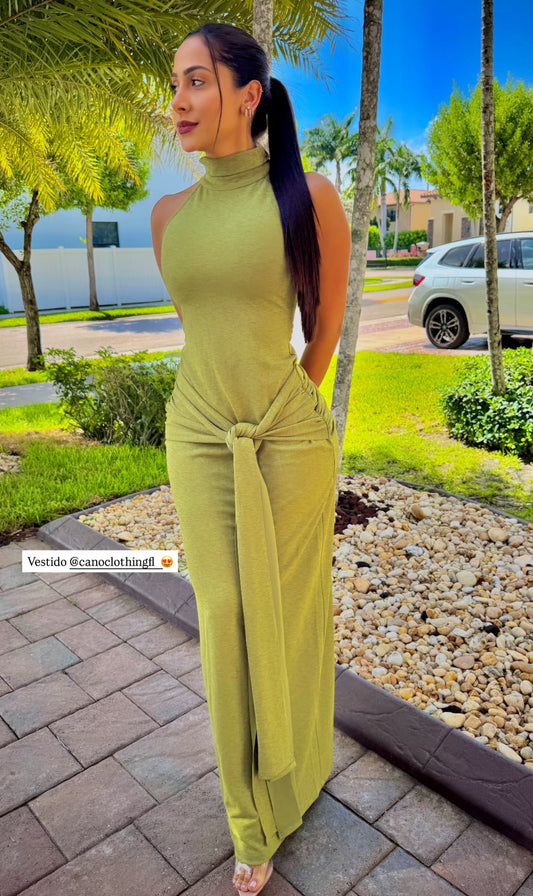 Maxi dress green