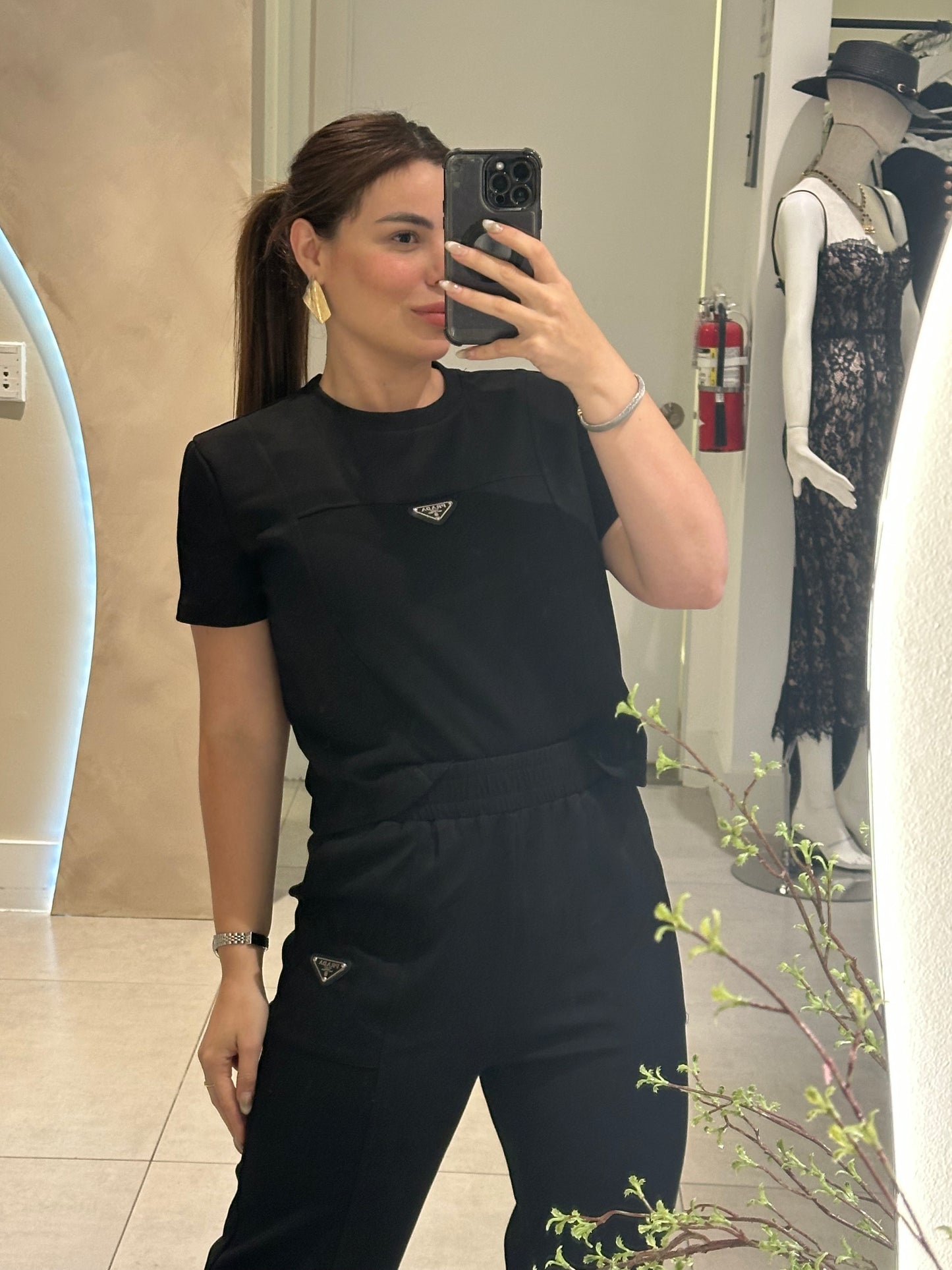 Prada black set