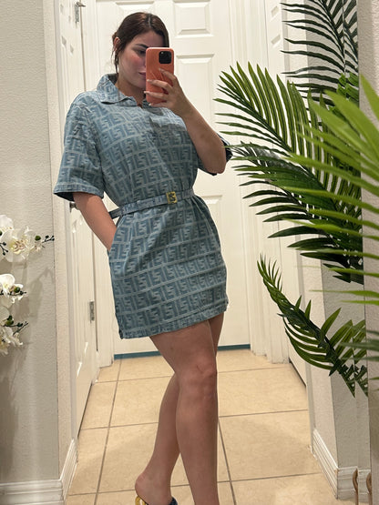 Denim Fen d Dress