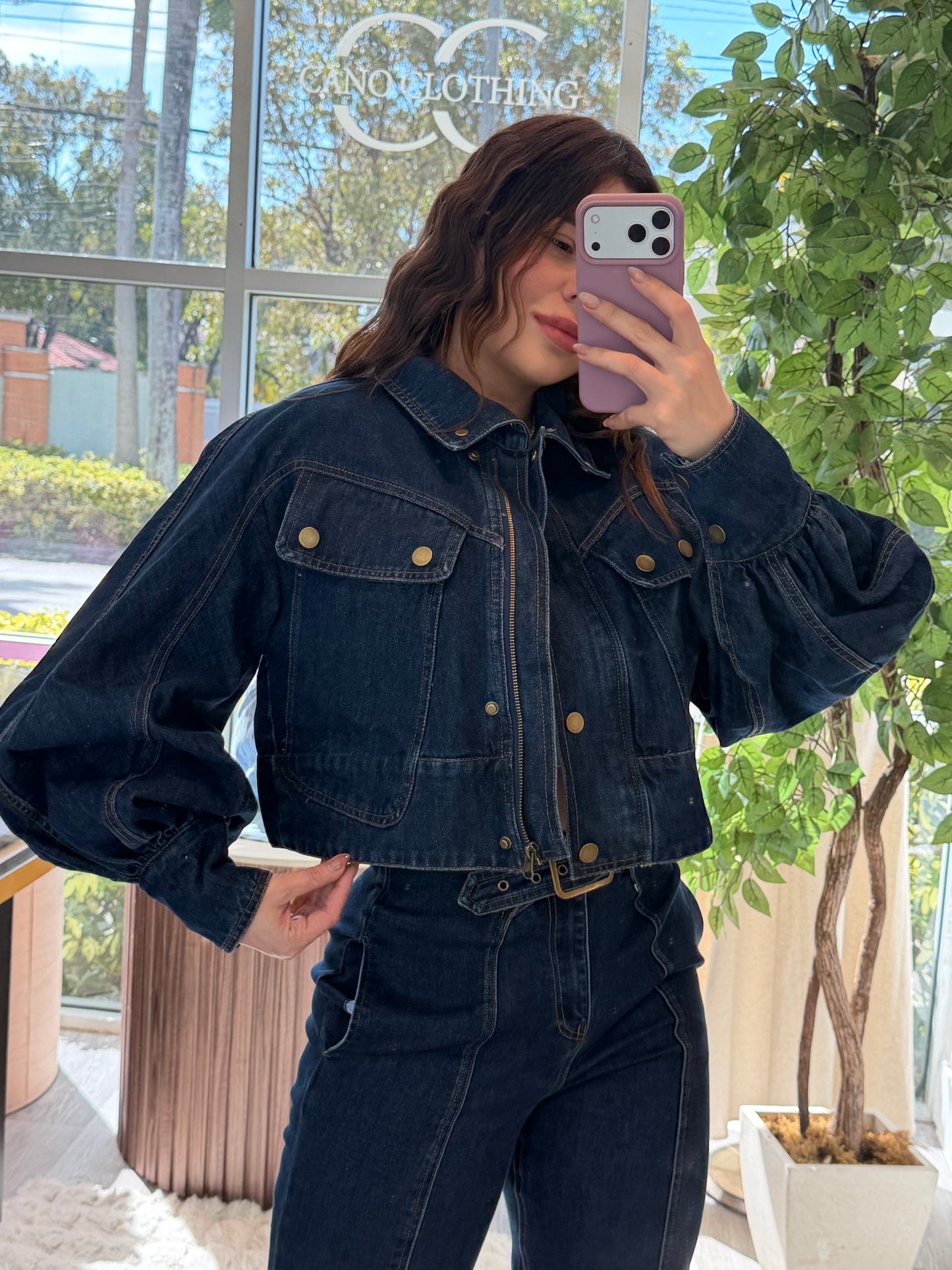 Denim Jacket set