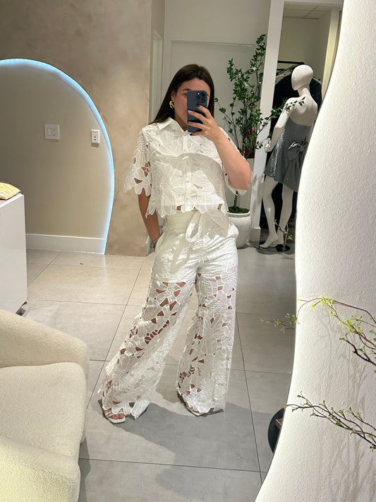 Santorini white set