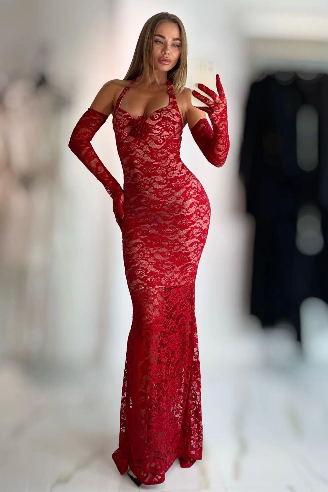 Ailen Dress Red