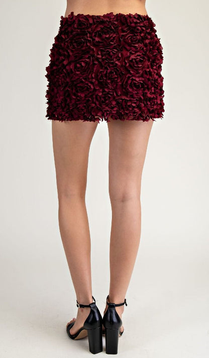 Flowers Burgundy Set