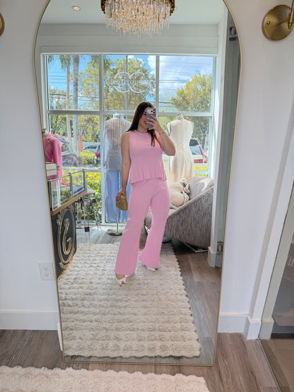 Strech pink set