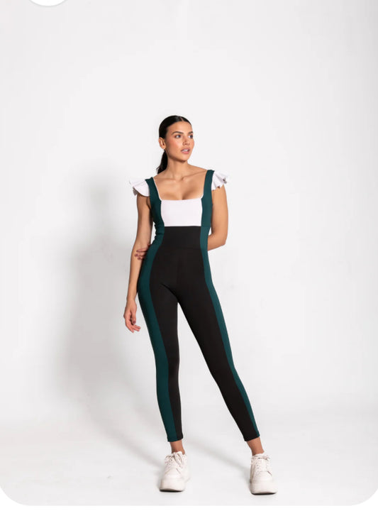 Ambert Jumpsuit Green & Black