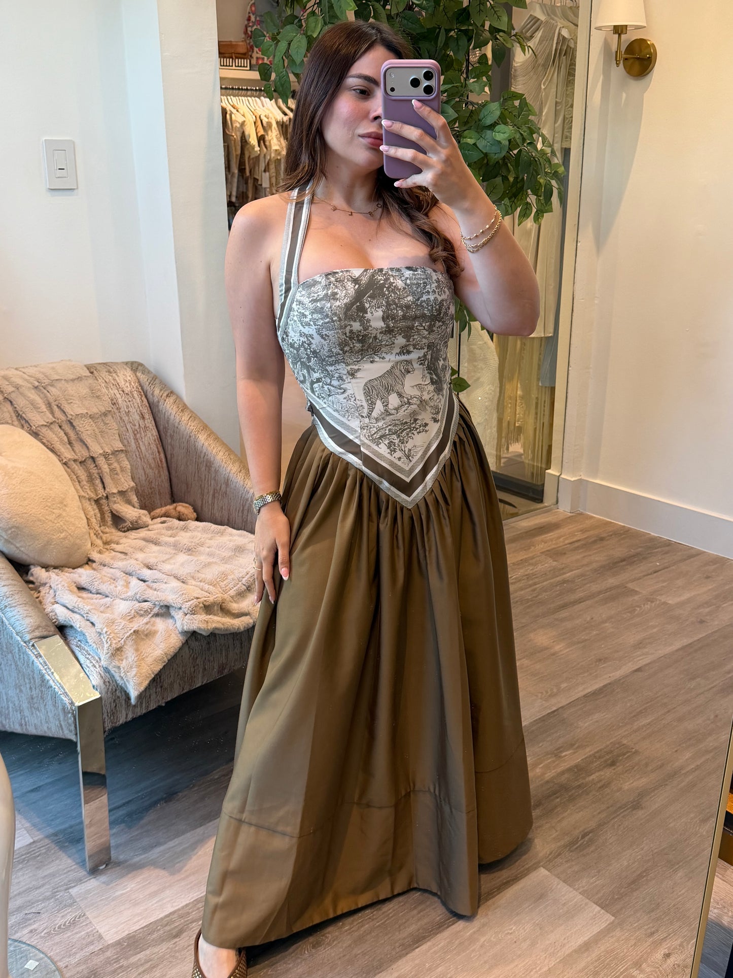 Brown Maxi dress