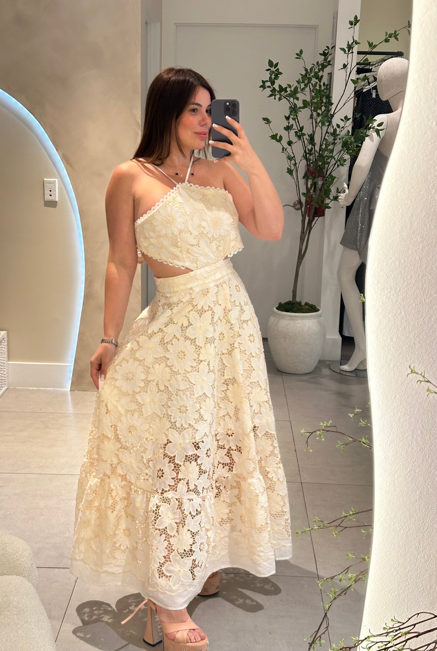 Floral maxi dress