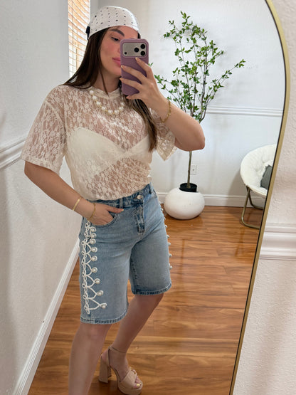 Lace shirt