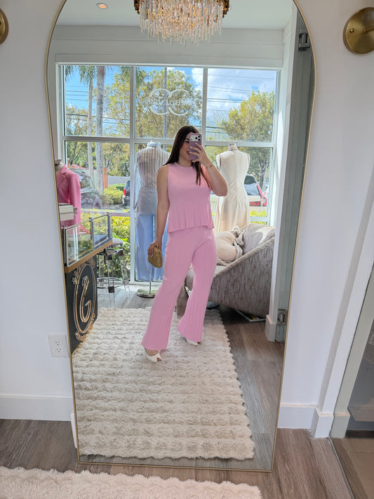 Strech pink set