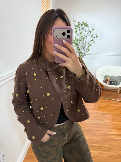 Studded Cocoa Jacket