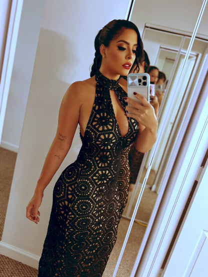 Nicolle Maxi dress black