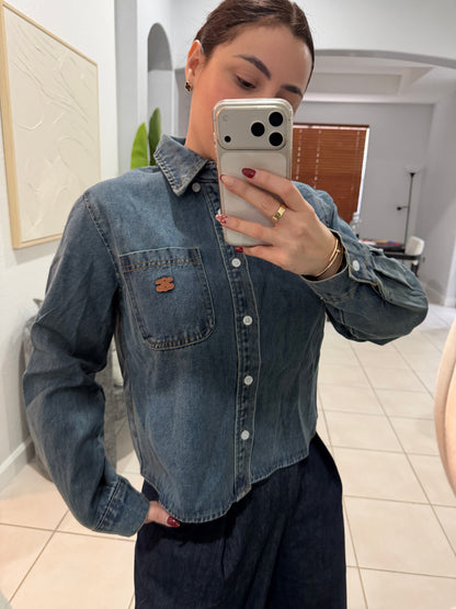 Ce camisa denim