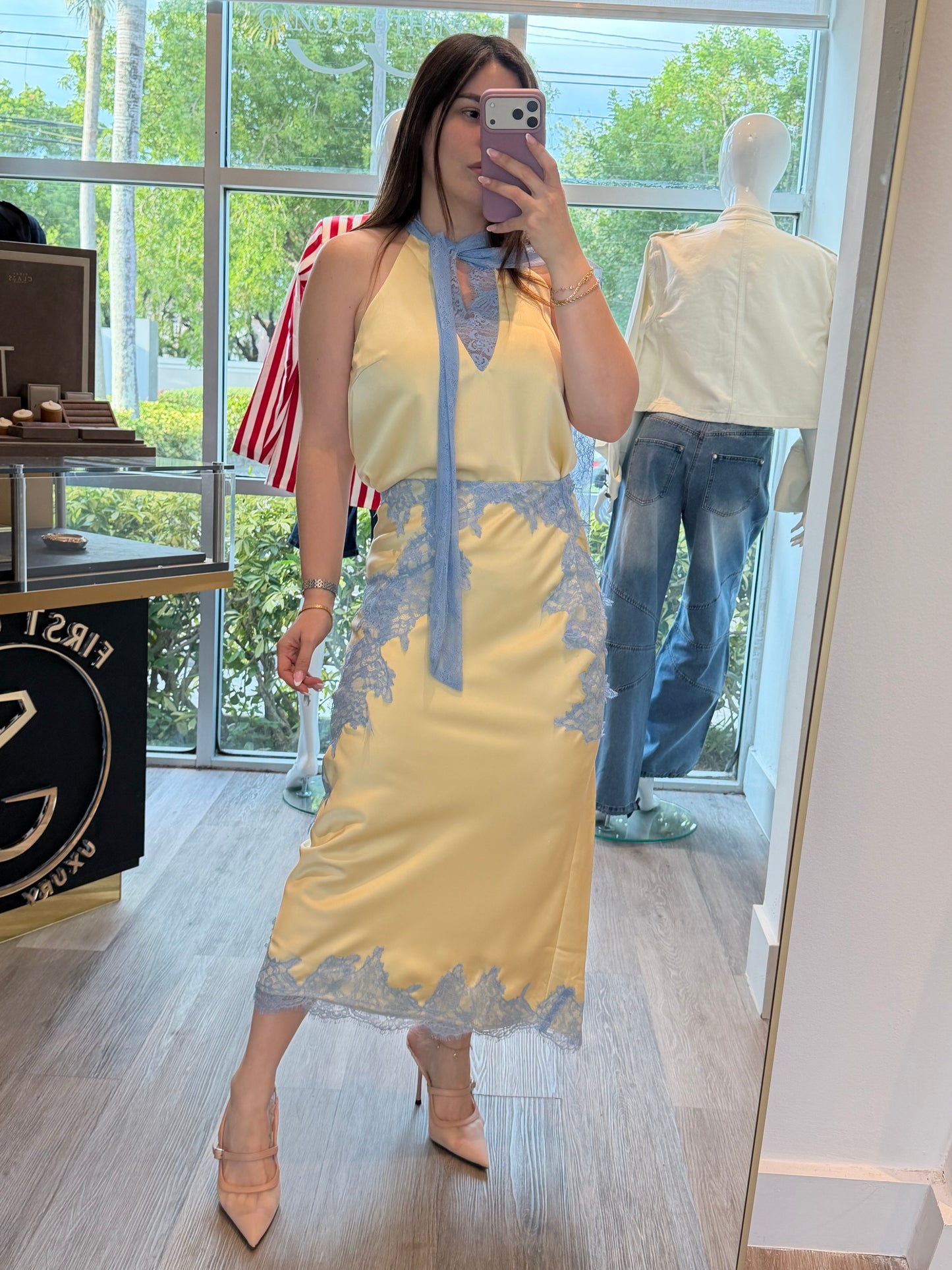 Butter skirt set