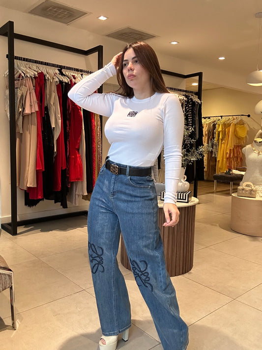 Loewe top blanco