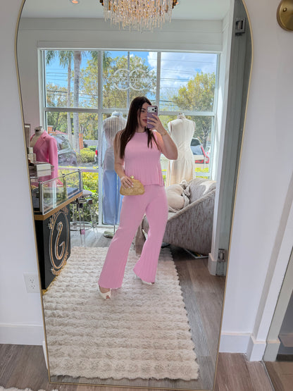 Strech pink set
