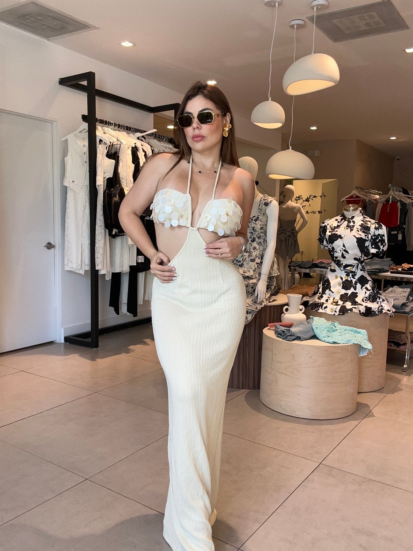 Santorini maxi dress