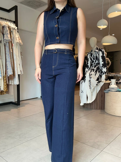 Aura denim set