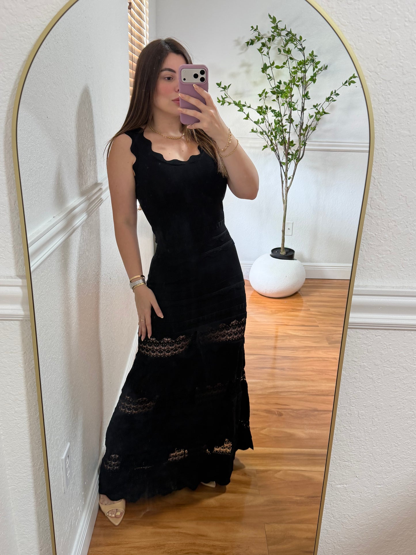 Black strech dress