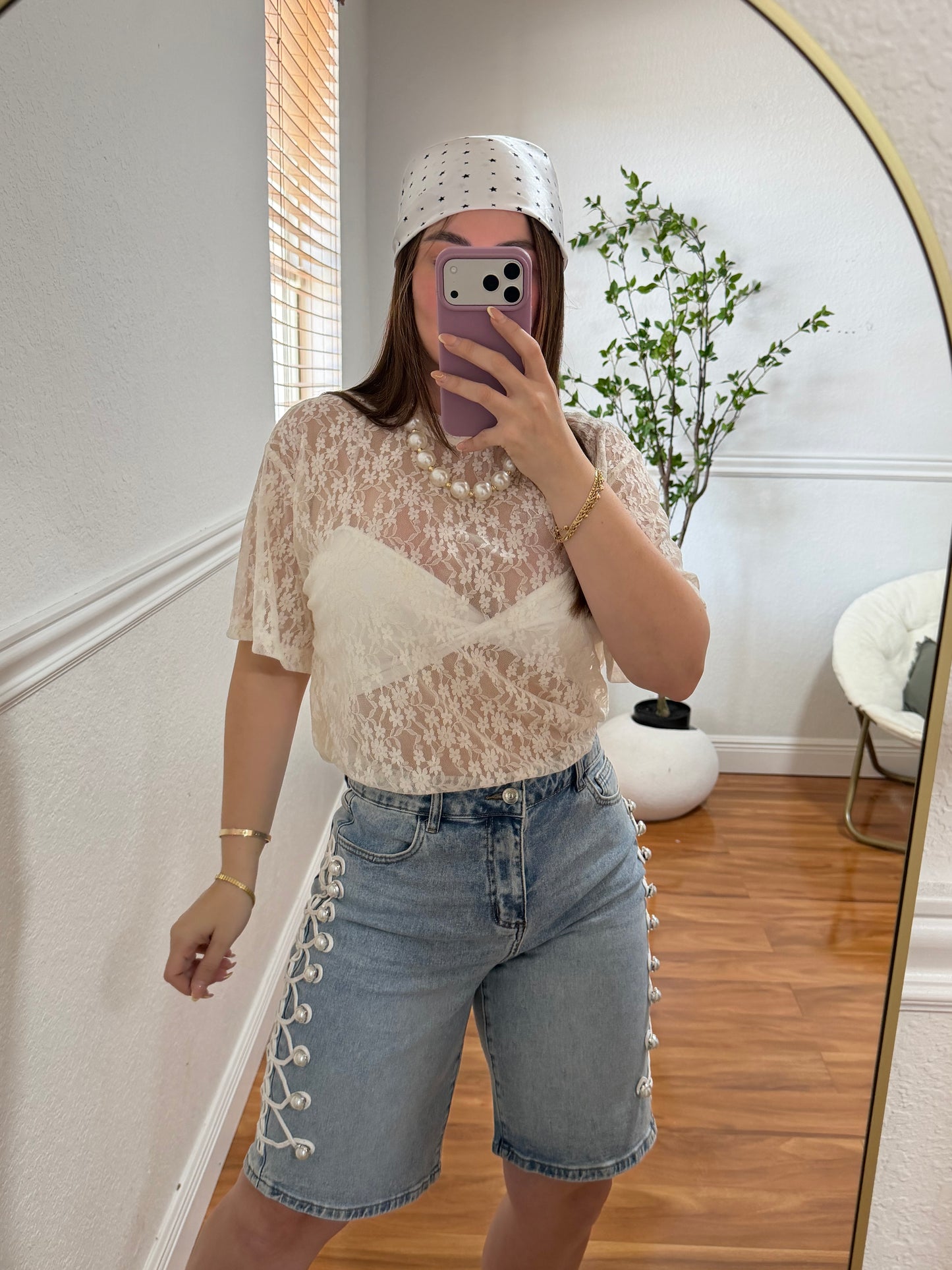Lace shirt