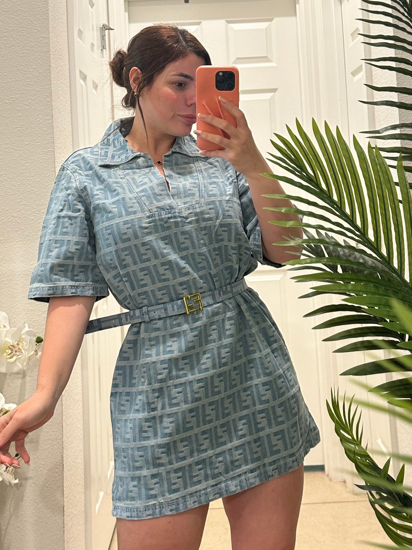 Denim Fen d Dress