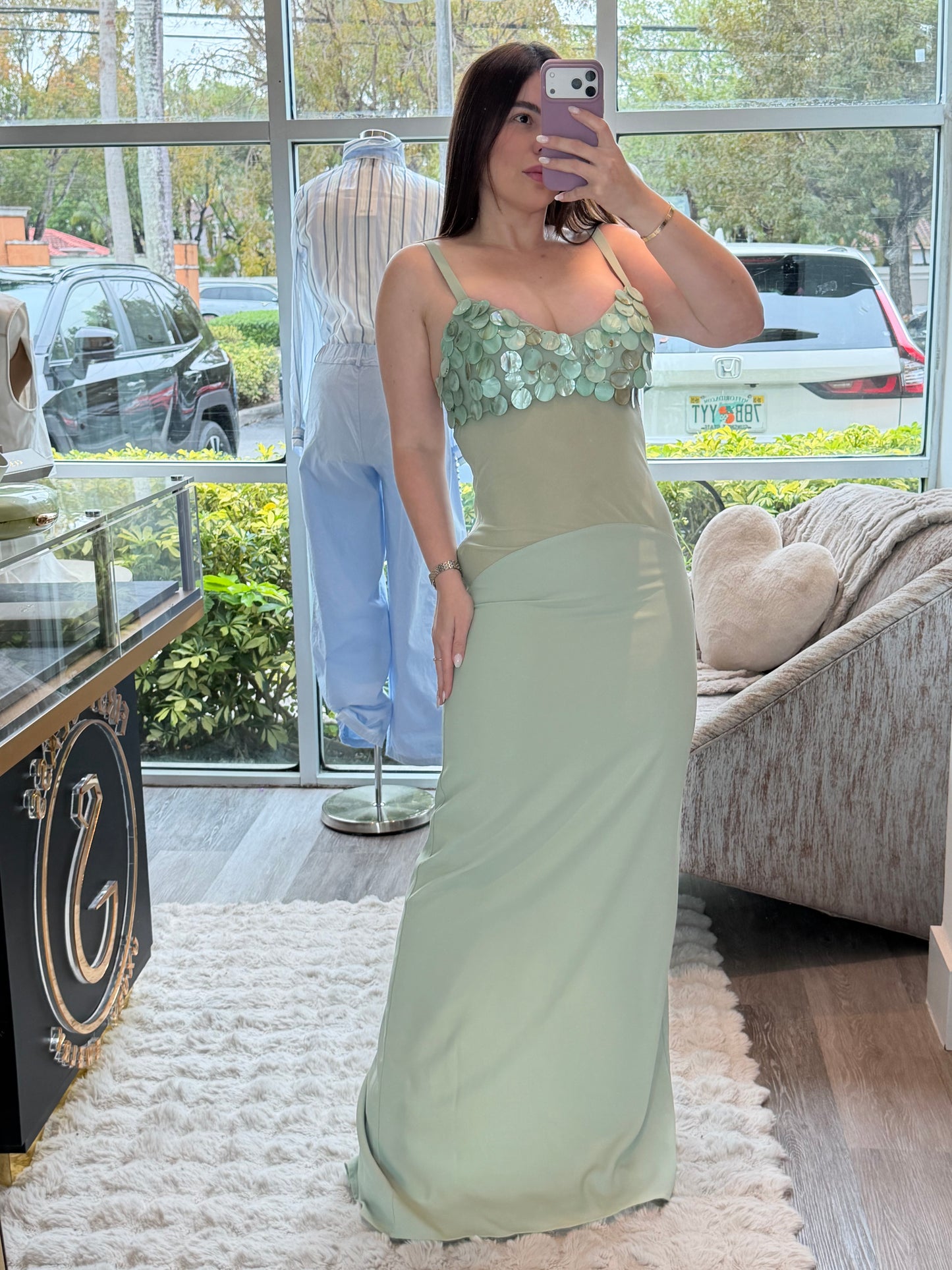 Mermaid maxi dress