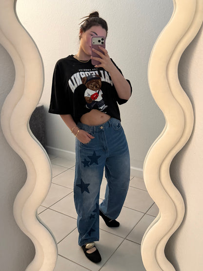 Star denim jeans