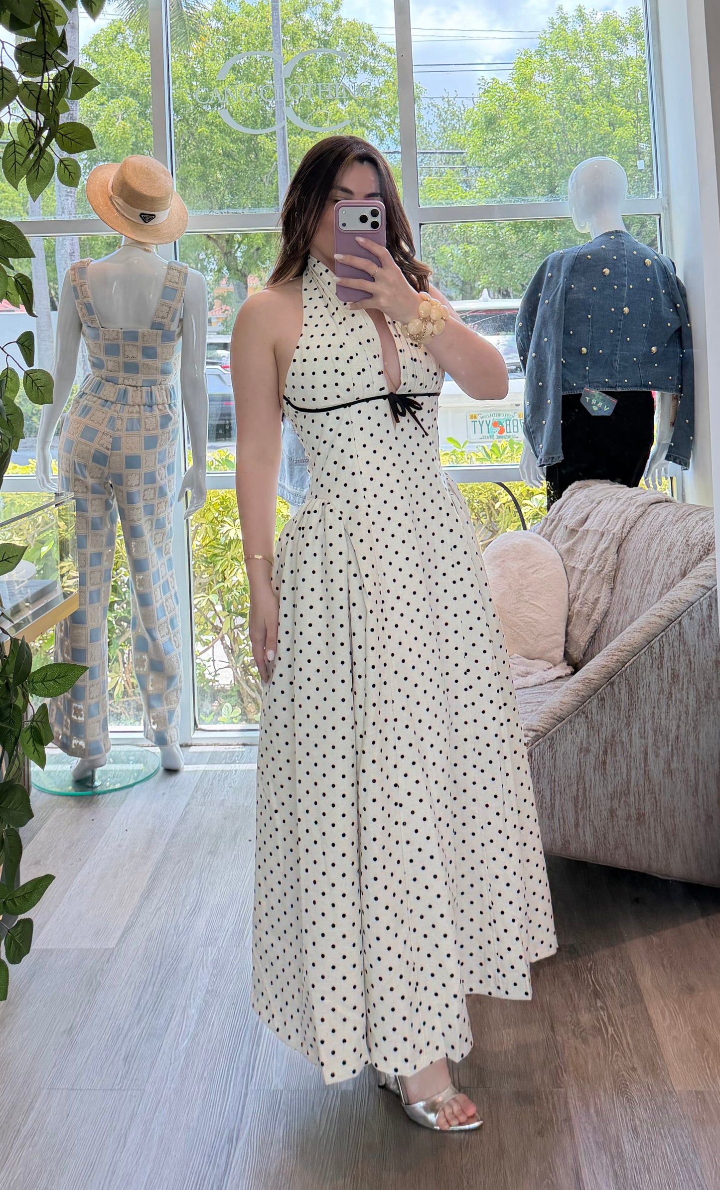 Micro polka dots Dress