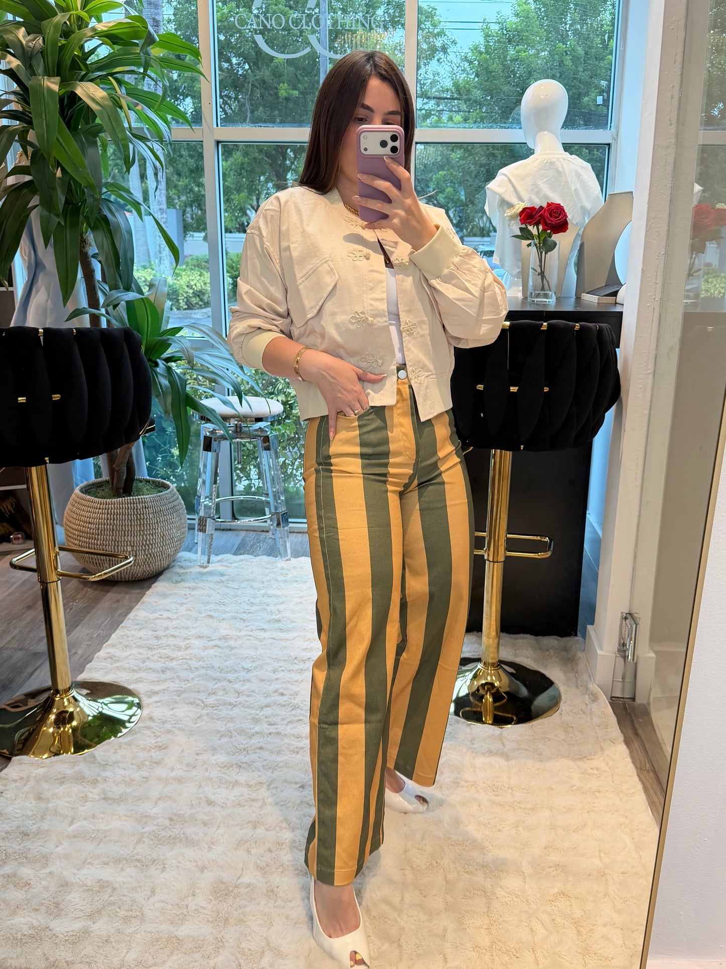 Pant double tone