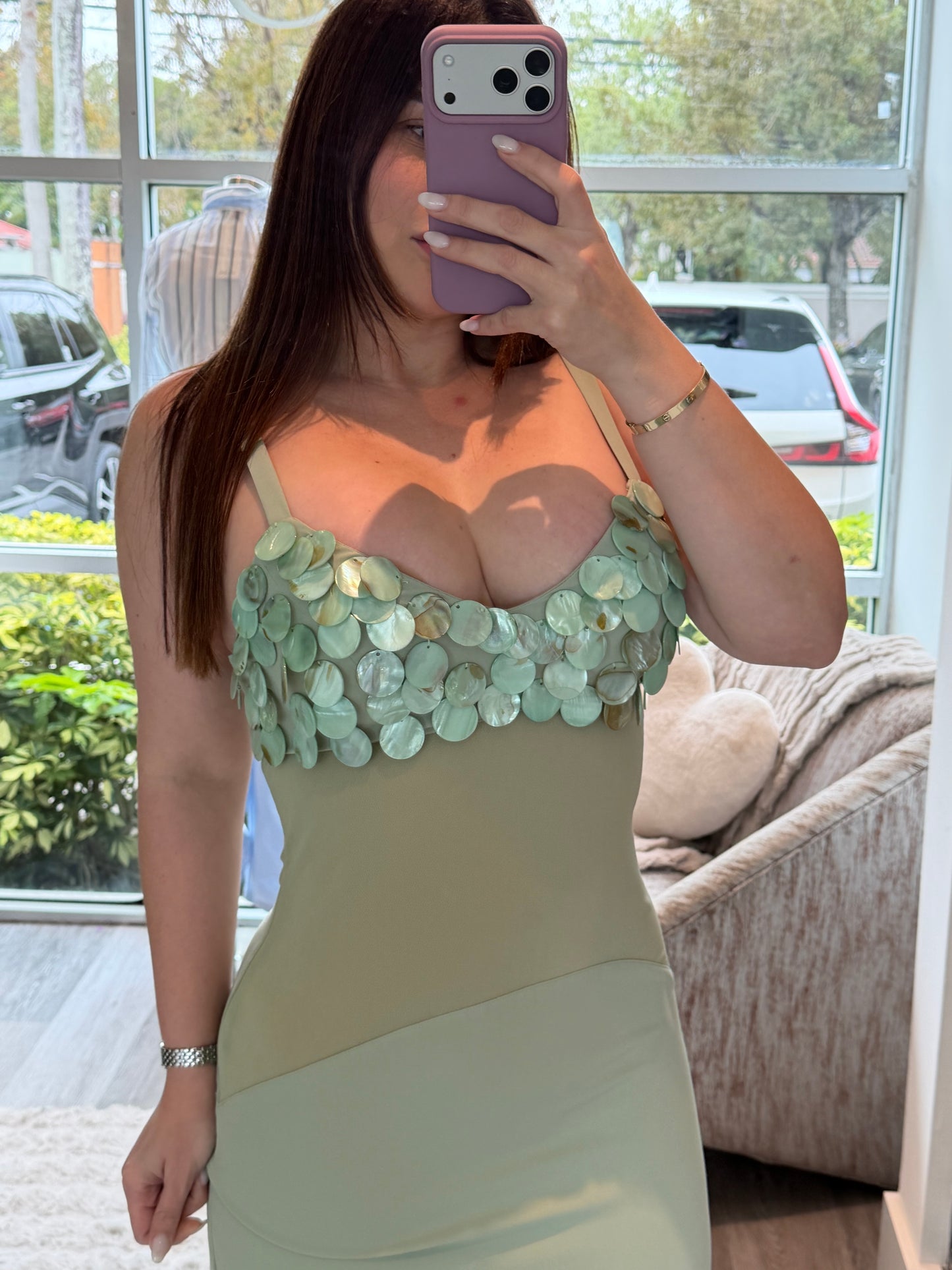 Mermaid maxi dress