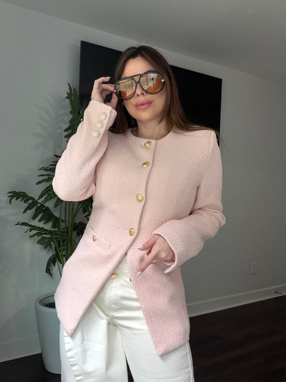 Pink tweed Blazer