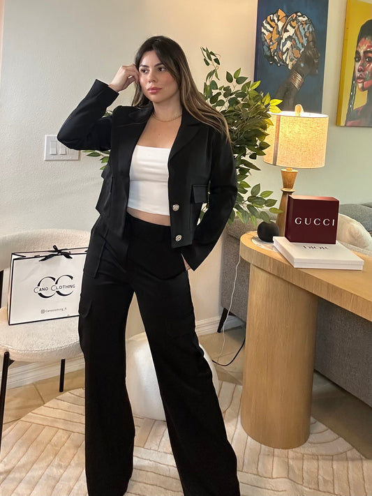 Pilar Black Set Two pieces
