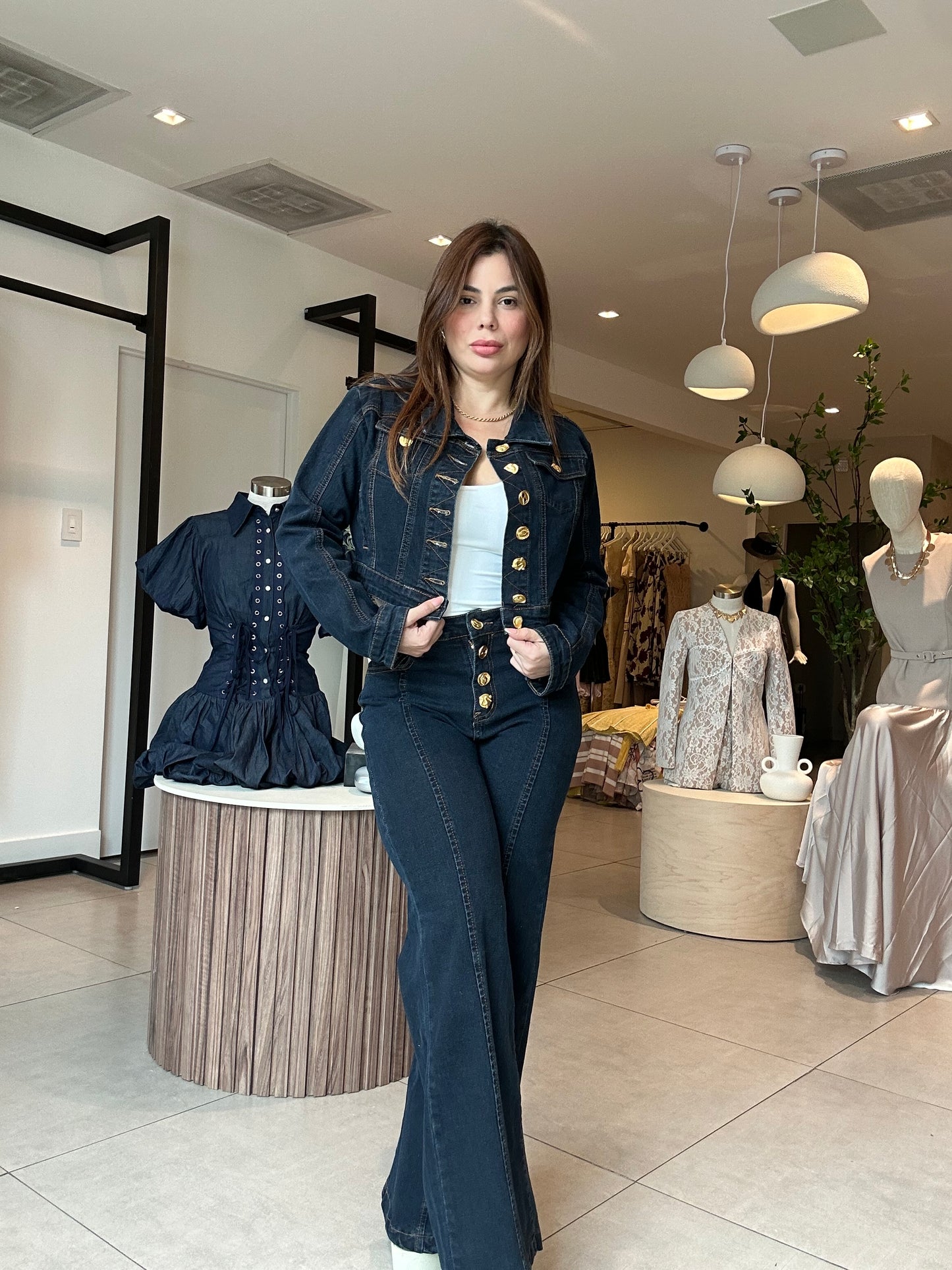 Ginna denim set
