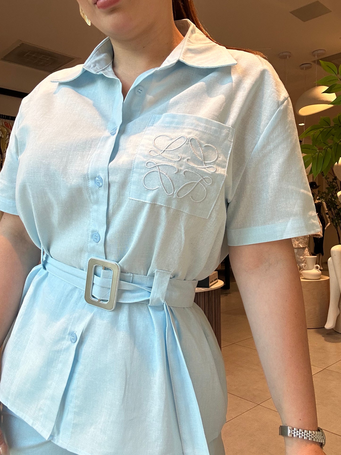 Loewe baby blue set