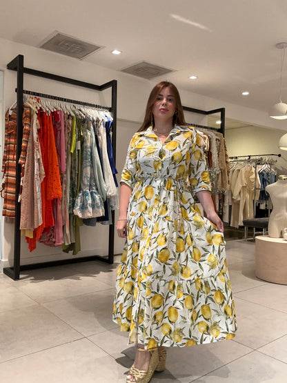 Limoncello maxi dress