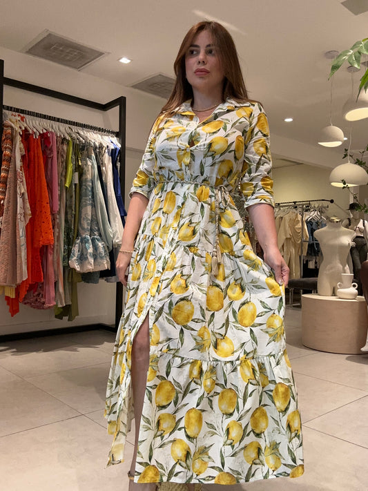 Limoncello maxi dress