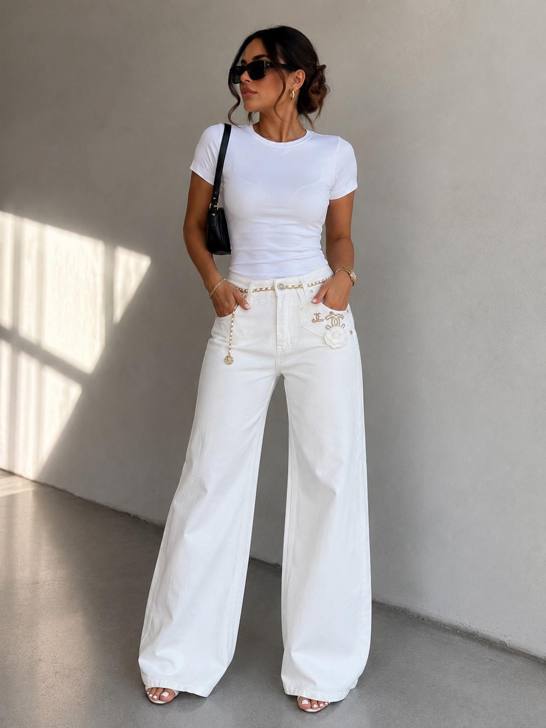 Cha white pant