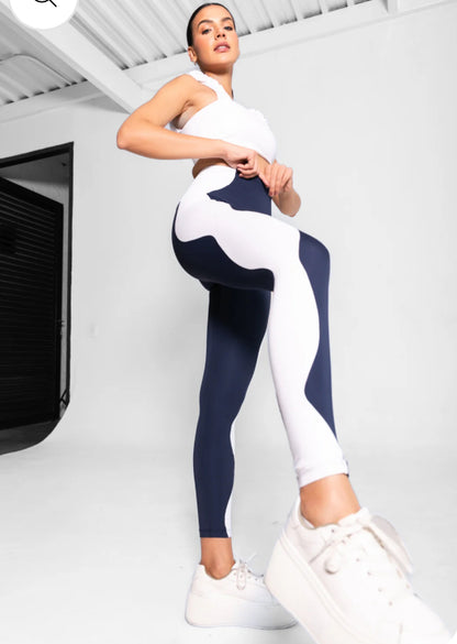 Waves Set Navy & White