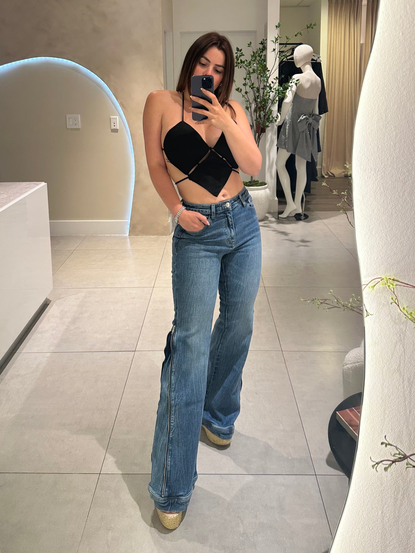 Vicky Jeans zipper