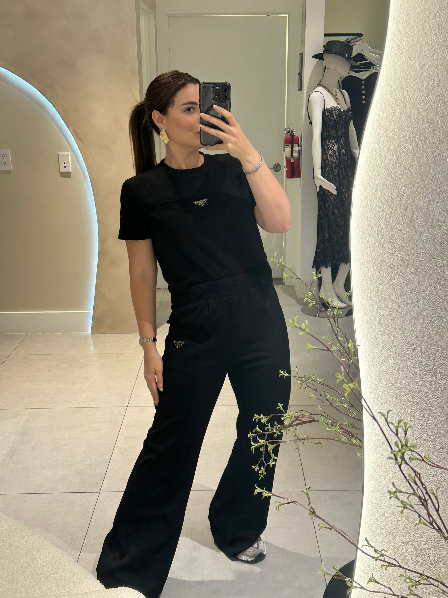 Prada black set