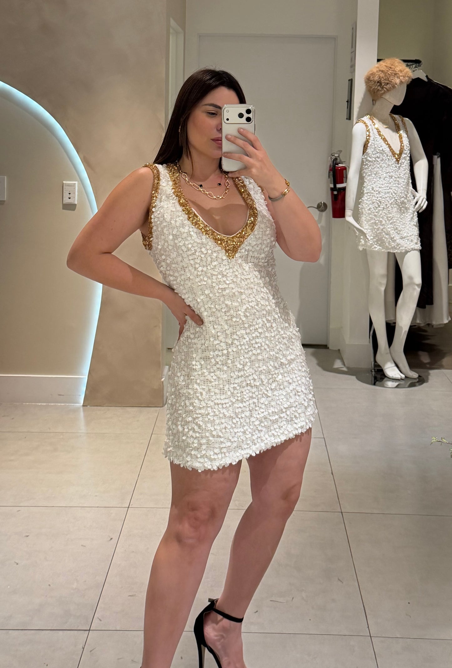 Cisne white Dress
