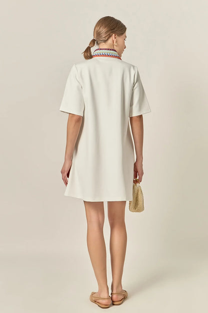 New Crochet White dress