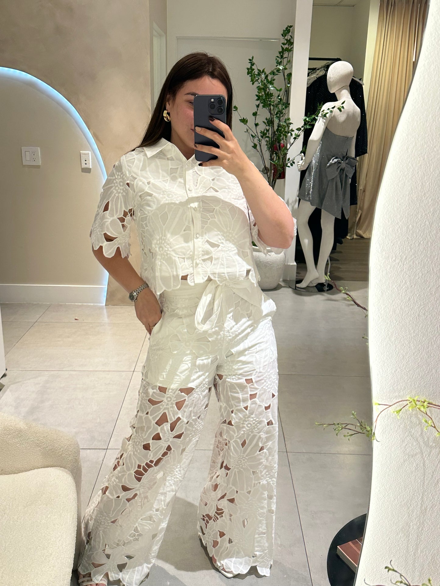 Santorini white set