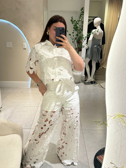 Santorini white set