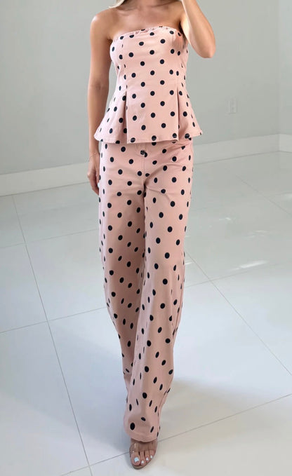 Polka dots strechy set