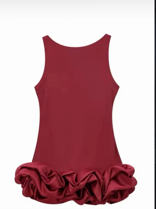 Burgundy Dress