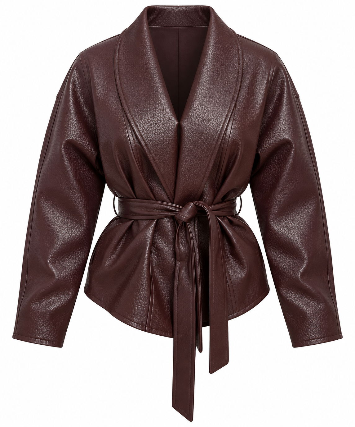 Burgundy Lather jacket