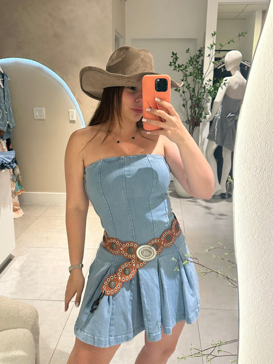 Denim Mini dress